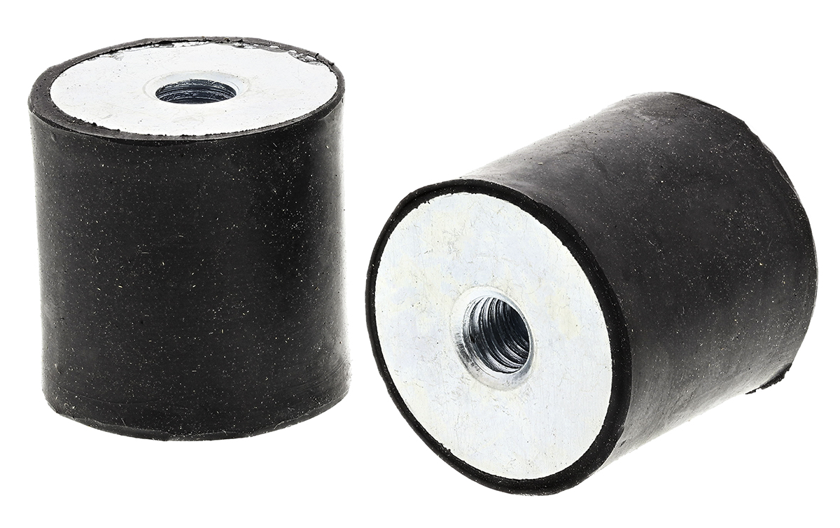 FIBET Fibet M8 Anti-Vibration Mount, Female to Female Bobbin with 69 daN Compression Load