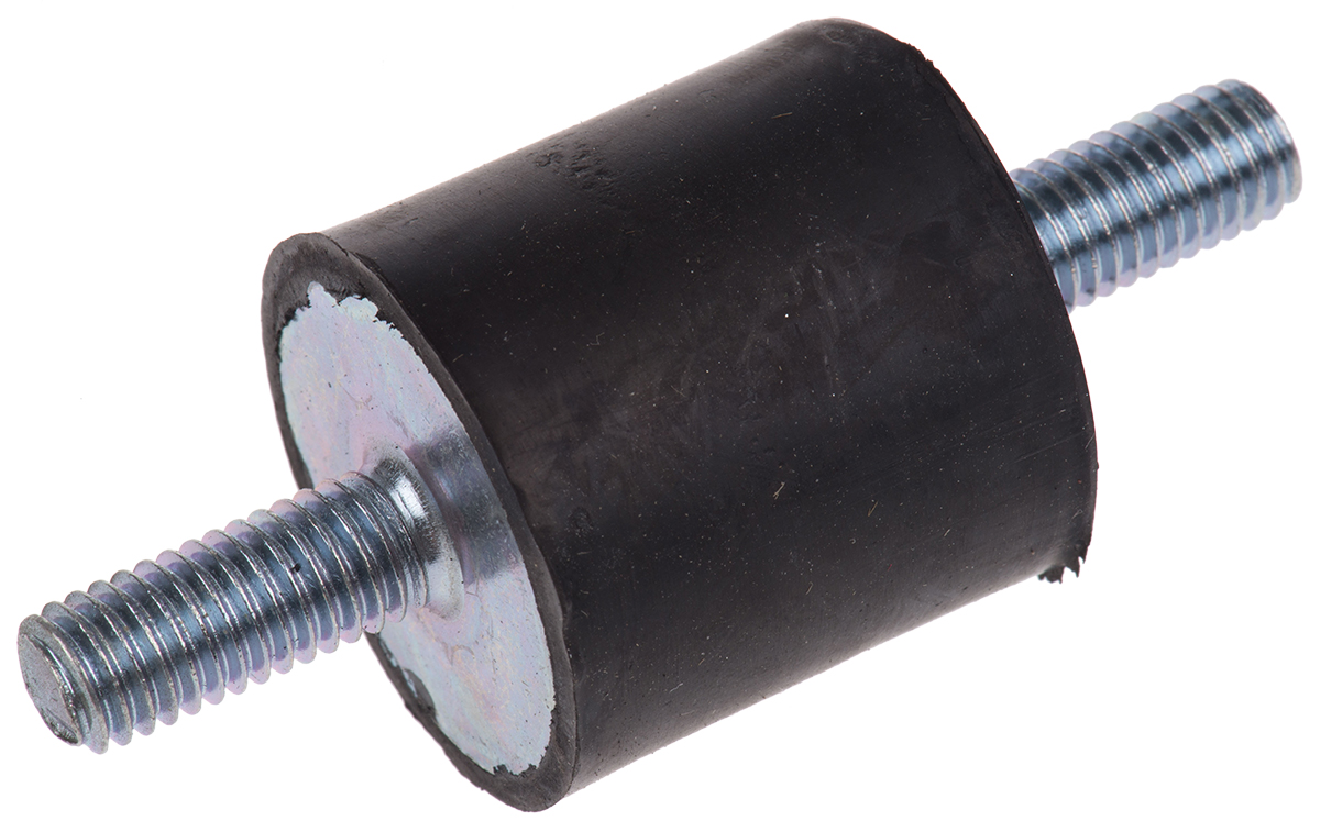FIBET Fibet M8 x 20 mm Anti-Vibration Mount, Male to Male Bobbin with 64.8 daN Compression Load