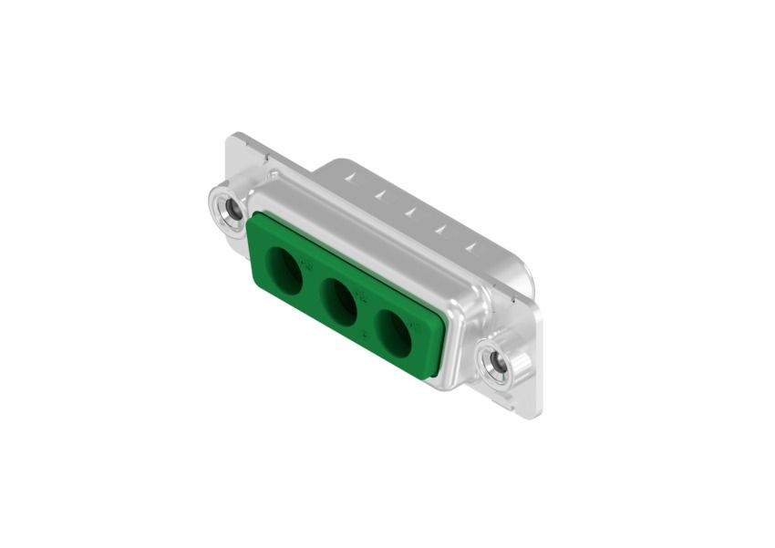 CONEC 303W3CPXX Straight Threaded D-Sub Connector Male