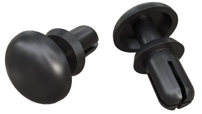 RS PRO Nylon Snap Rivet, 4 mm