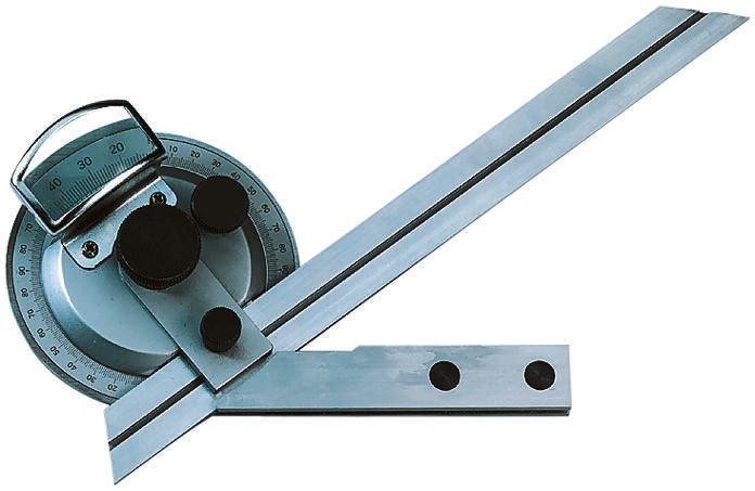 MikronTec Metric Bevel Protractor, 150 mm Stainless Steel Blade