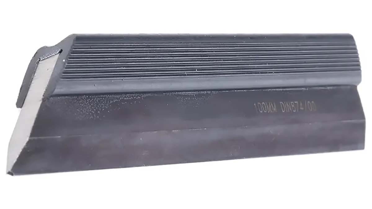 MikronTec 100 mm Stainless Steel Straight Edge Metric