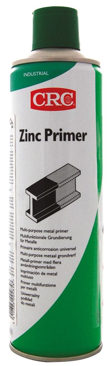 CRC 500 ml Grey Zinc Plated Zinc Primer Spray