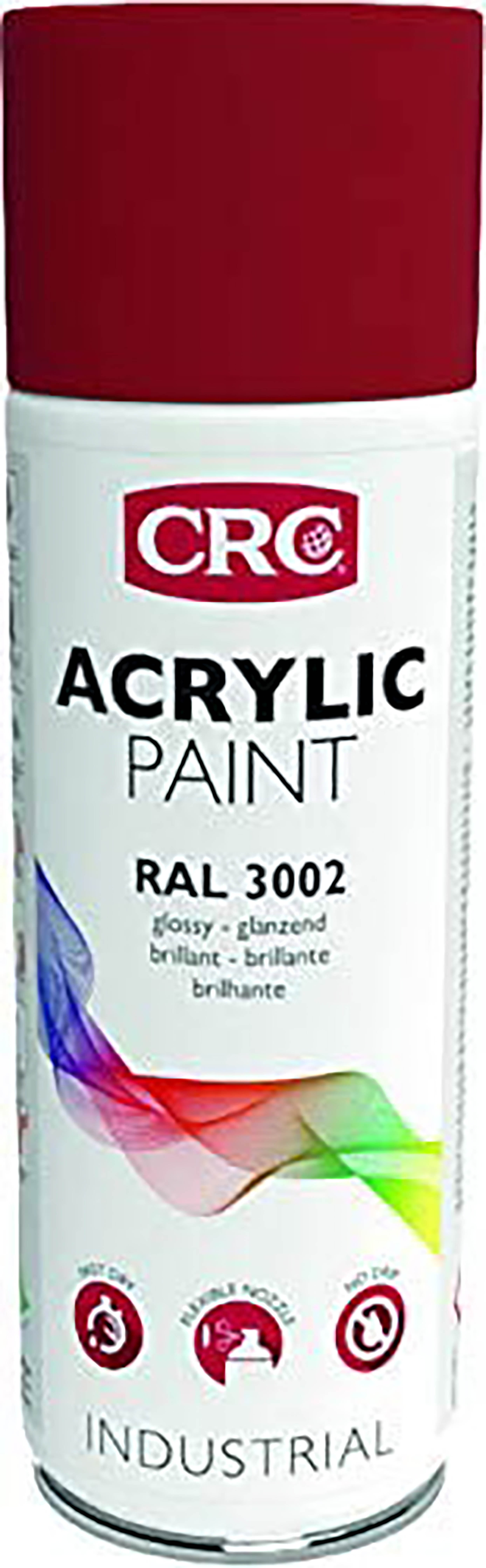 CRC 400 ml RAL 3002 Red Hard Wearing Spray Paint