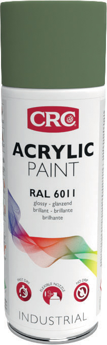 CRC 400 ml RAL 6011 Green Gloss Spray Paint