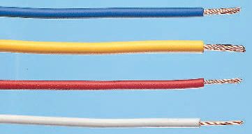 Alpha Wire Hookup Wire PVC Series Green, Yellow Hook Up Wire, 22 AWG, 7, 30 m, Polyvinyl Chloride, 3051 GY005