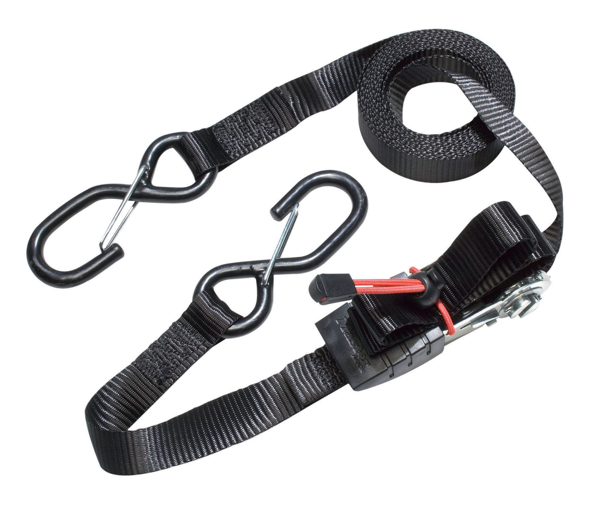 Master Lock 4.25 m Hook to Eye Ratchet Strap, 25mm Wide