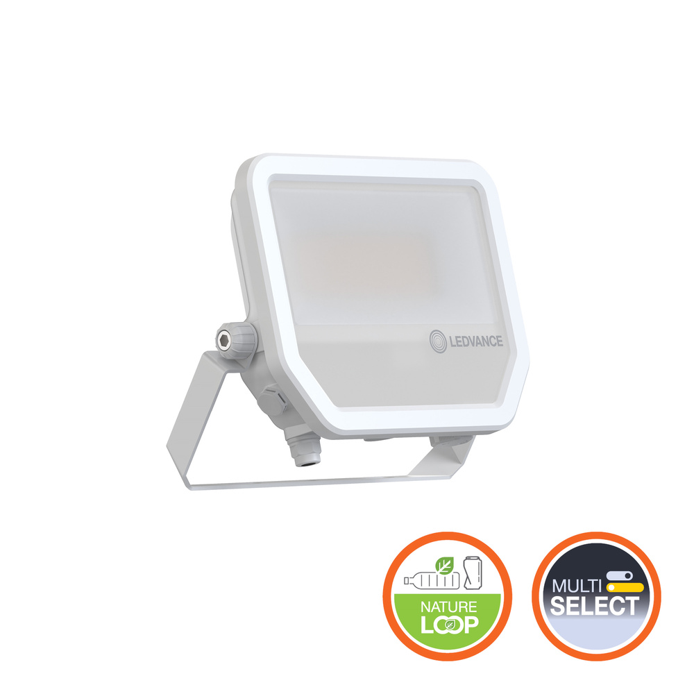 LEDVANCE FL Floodlight, 41 W White, 6000 lm, IP66, 240V