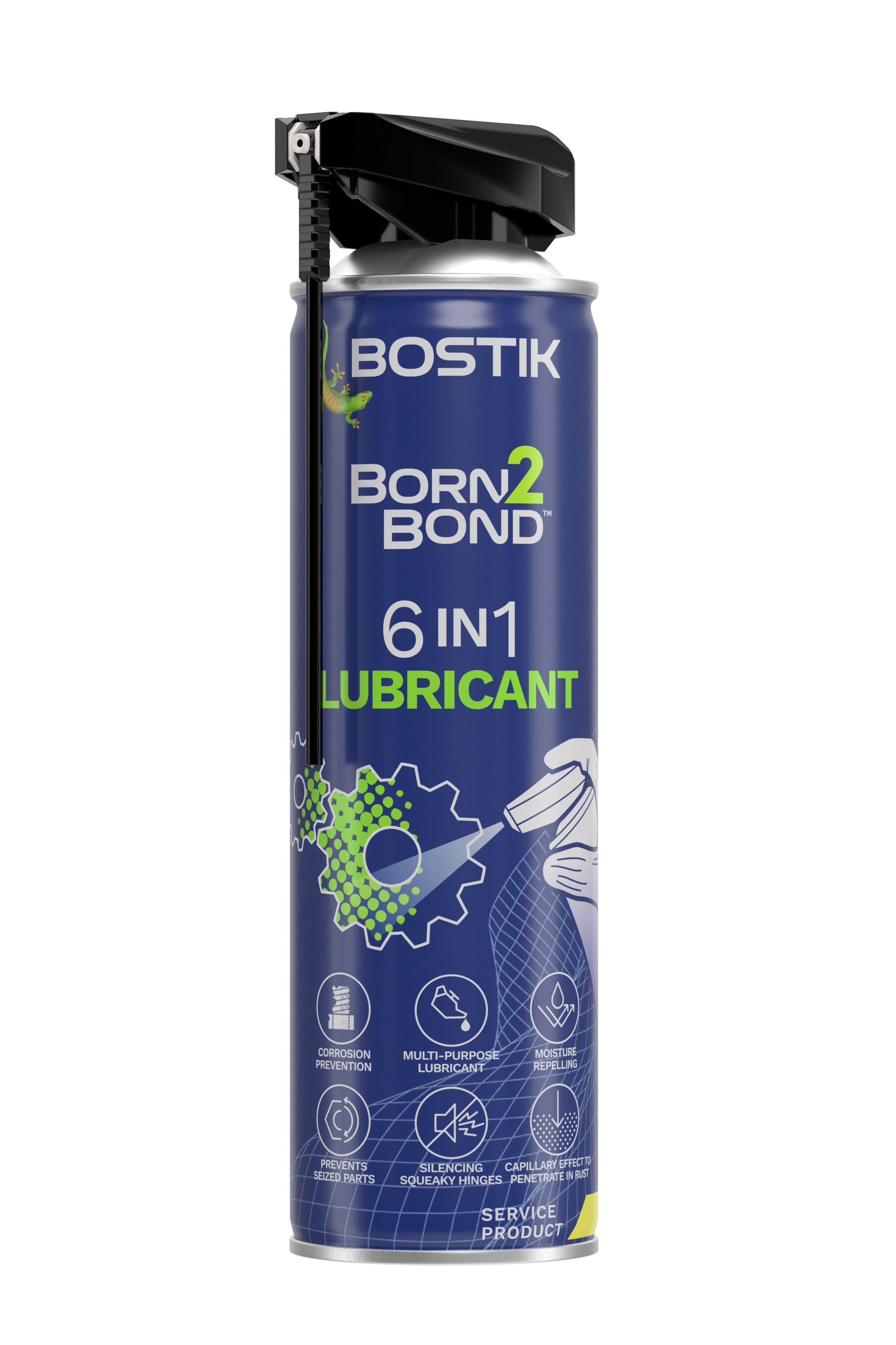 Bostik Born2Bond Multi-purpose 6-in-1 Lubricant Lubricant 500 ml Spray