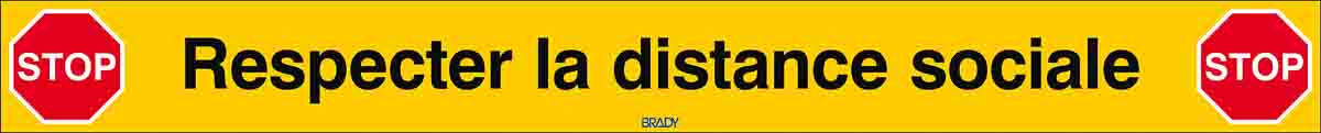 Brady Safety Poster, Laminated Polyester B-7541, French 80 mm 800 mm