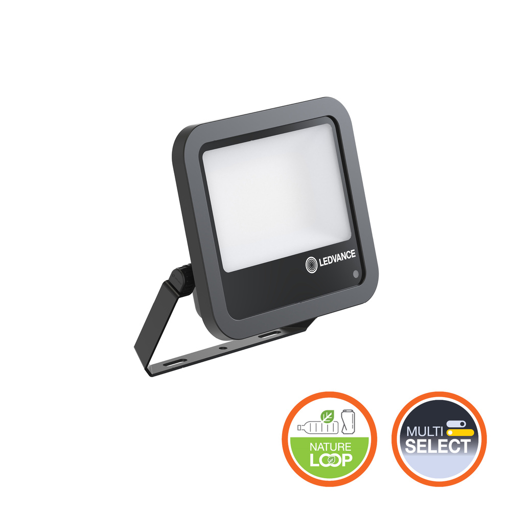 LEDVANCE FL Floodlight, 69 W Black, 10000 lm, IP66, 240V