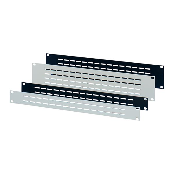 nVent SCHROFF White Aluminium Front Panel, 1 U, 95 HP Ventilated 483 mm 483mm