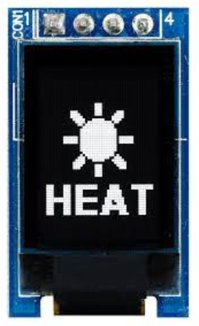 Midas 0.71in White Passive matrix OLED Display 48 x 64pixels COB I2C Interface