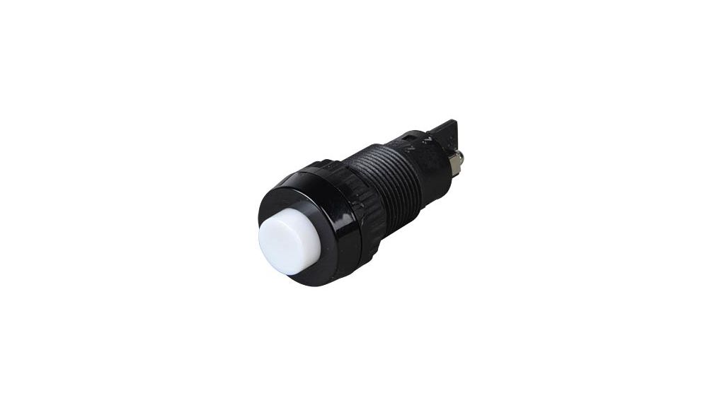 RAFI 1.01.102 Series Push Button Switch, Momentary, Panel Mount, 16.2mm Cutout, 1NO, 250V ac, IP40, IP65
