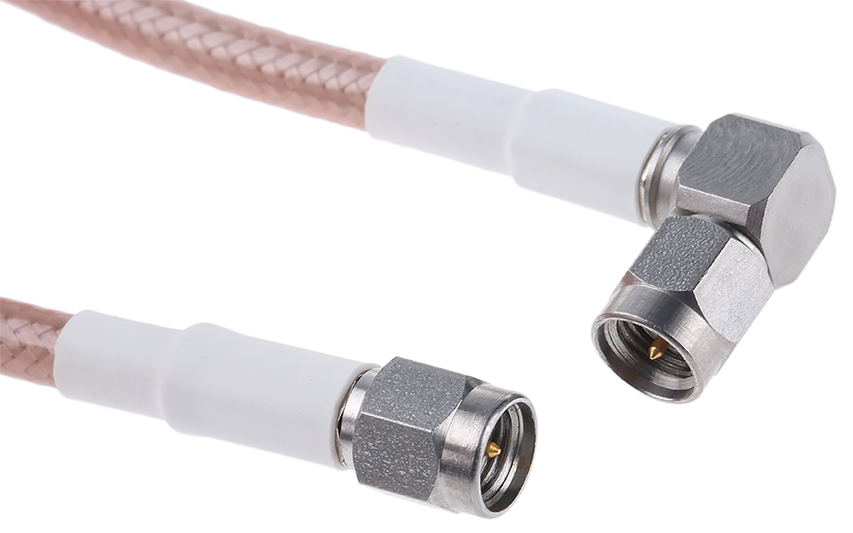 Atem SMA Series, 500 mm, RG142B Coaxial Coaxial Cable 50 Ω, Terminated