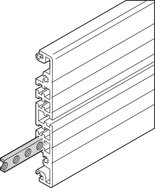 nVent SCHROFF Side Panel, 1 HP 2mm
