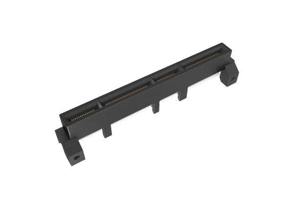 Amphenol Communications Solutions Edge Connector, 168-Contacts, 0.6mm Pitch, 2-Row
