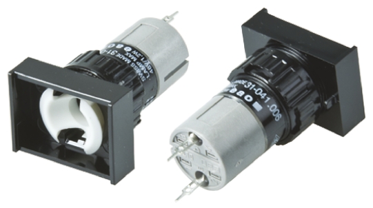 31-041006 EAO, 31, PCB LED Pilot Light, 18 mm Cutout, IP40