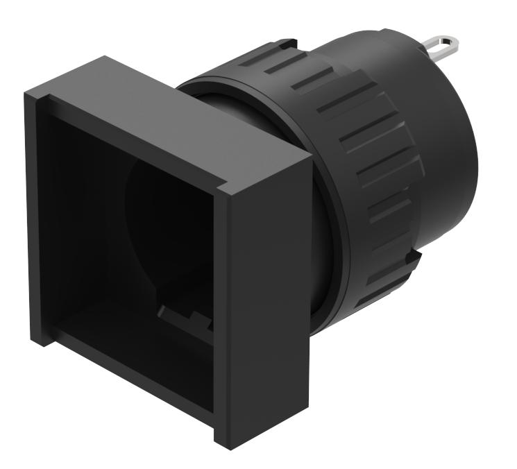 EAO Indicator Lamp holder Solder Tabs, 16 mm