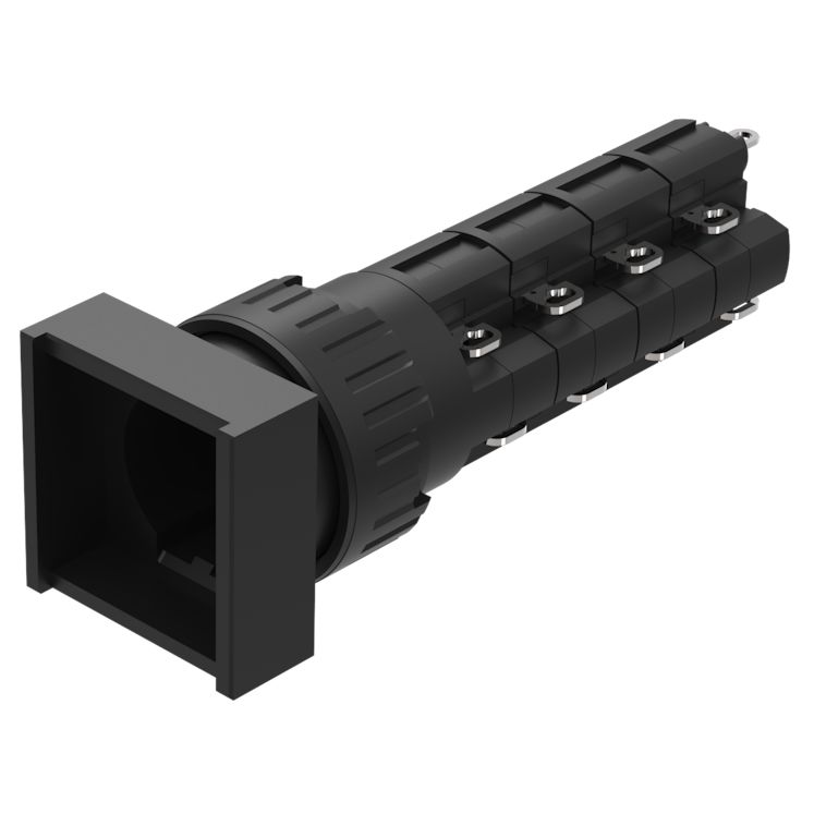 EAO Black Push Button Actuator