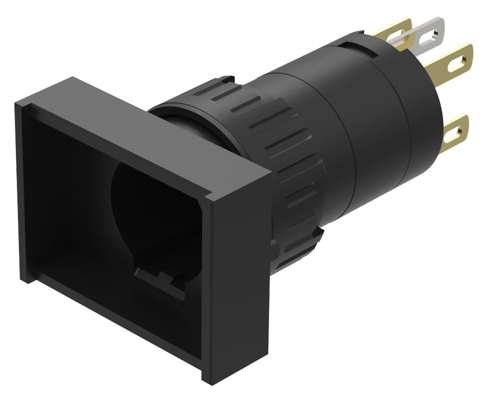 EAO Black Push Button Actuator