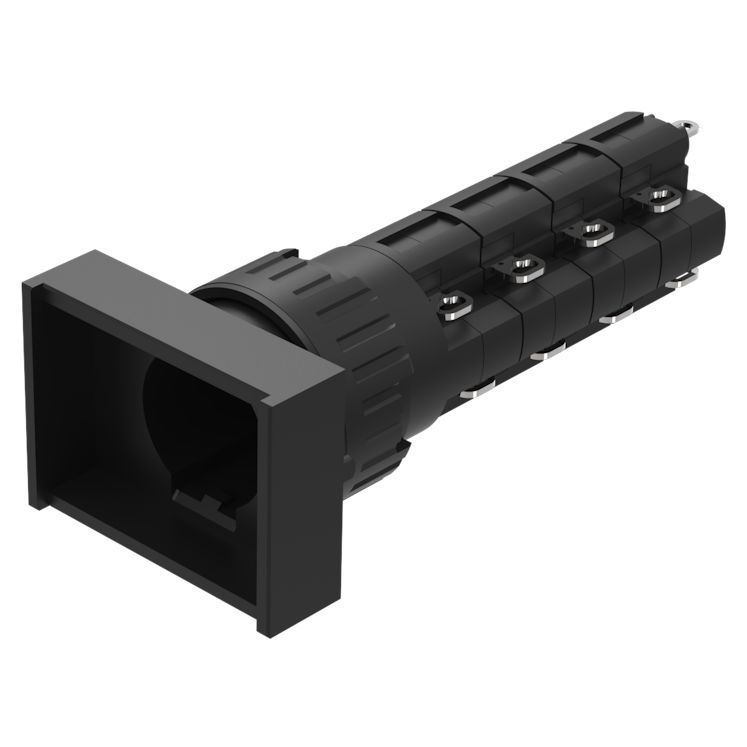EAO Black Push Button Actuator