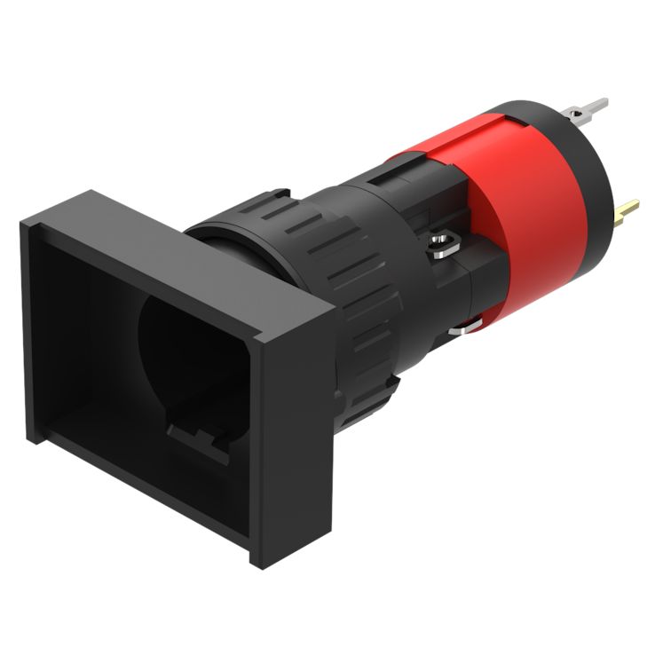 EAO Black Push Button Actuator