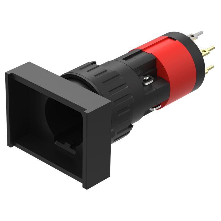 EAO Black Push Button Actuator