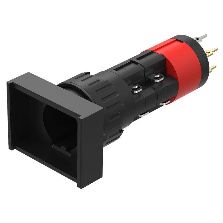 EAO Black Push Button Actuator
