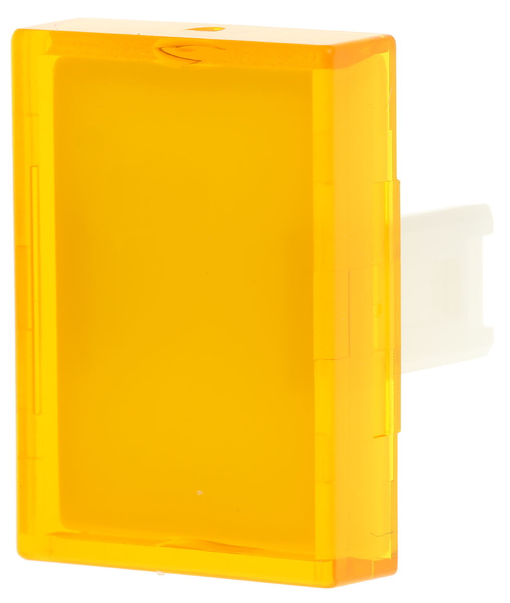 EAO Yellow Rectangular Push Button Lens for Use with 31 Series