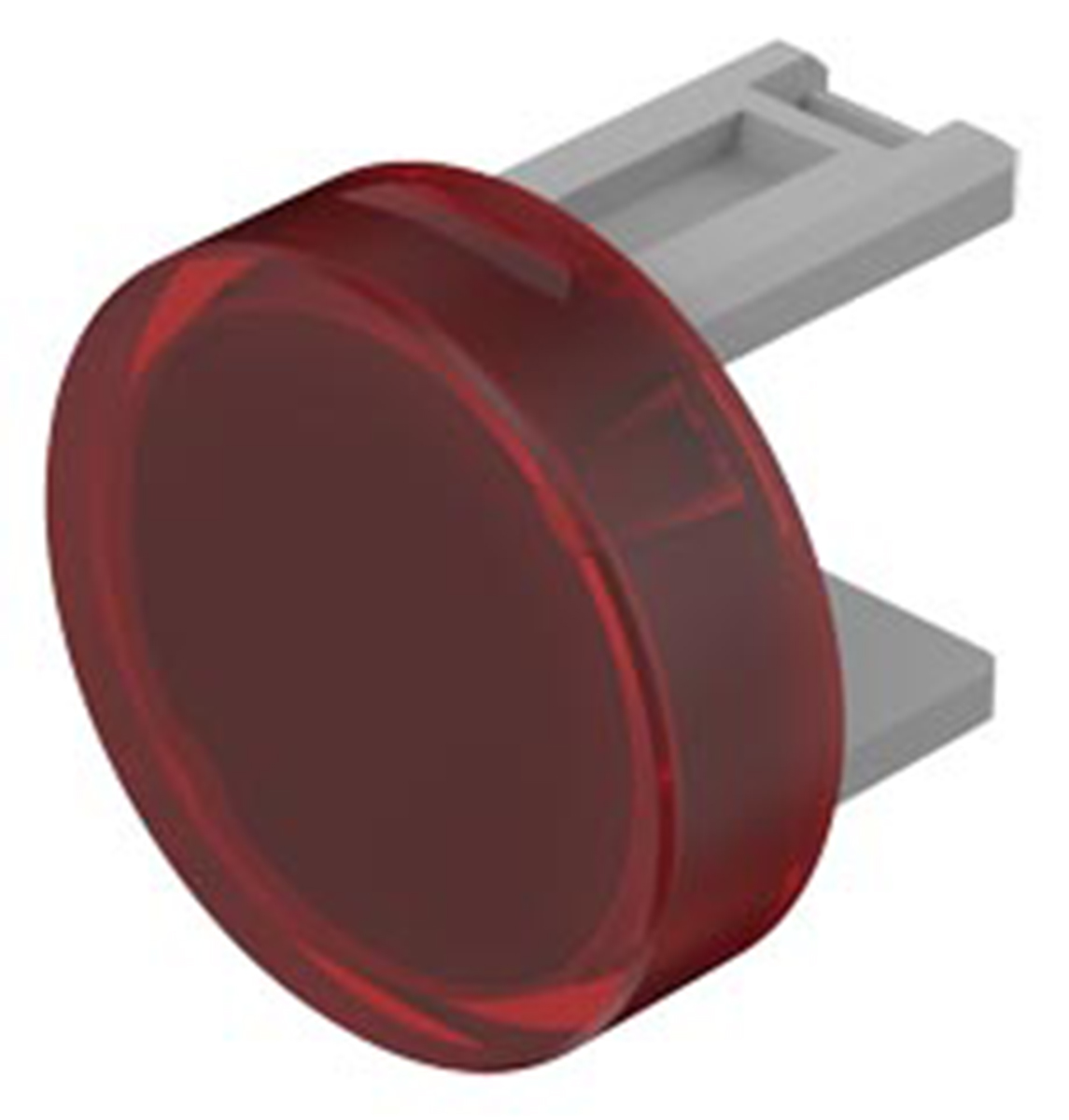 EAO Red Round Push Button Lens for Use with 31 Series