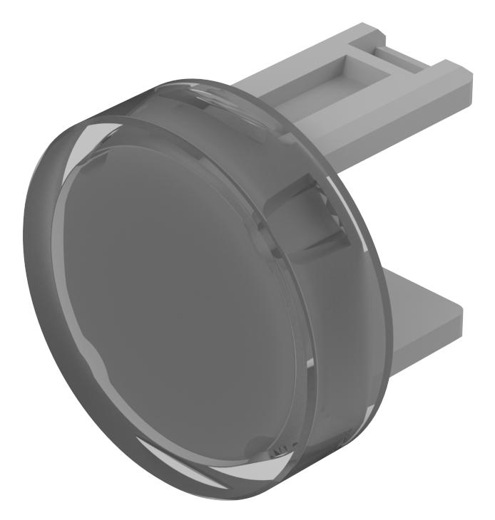 EAO White Circular Push Button Lens for Use with Push Button