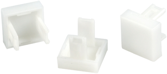 31-9519 EAO White Square Push Button Lens for Use with 31 Series