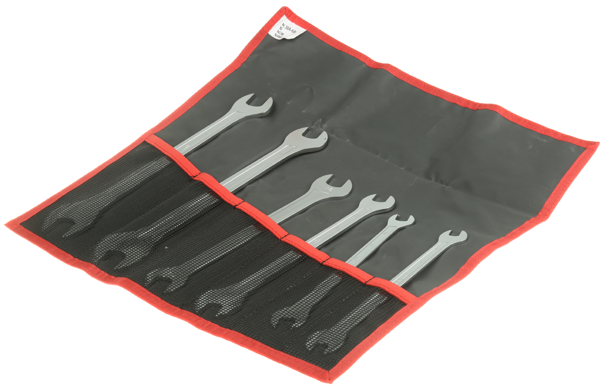 31je6t Facom 6-Piece Double Ended Open Spanner, 8 x 9 to 18 x 19 mm