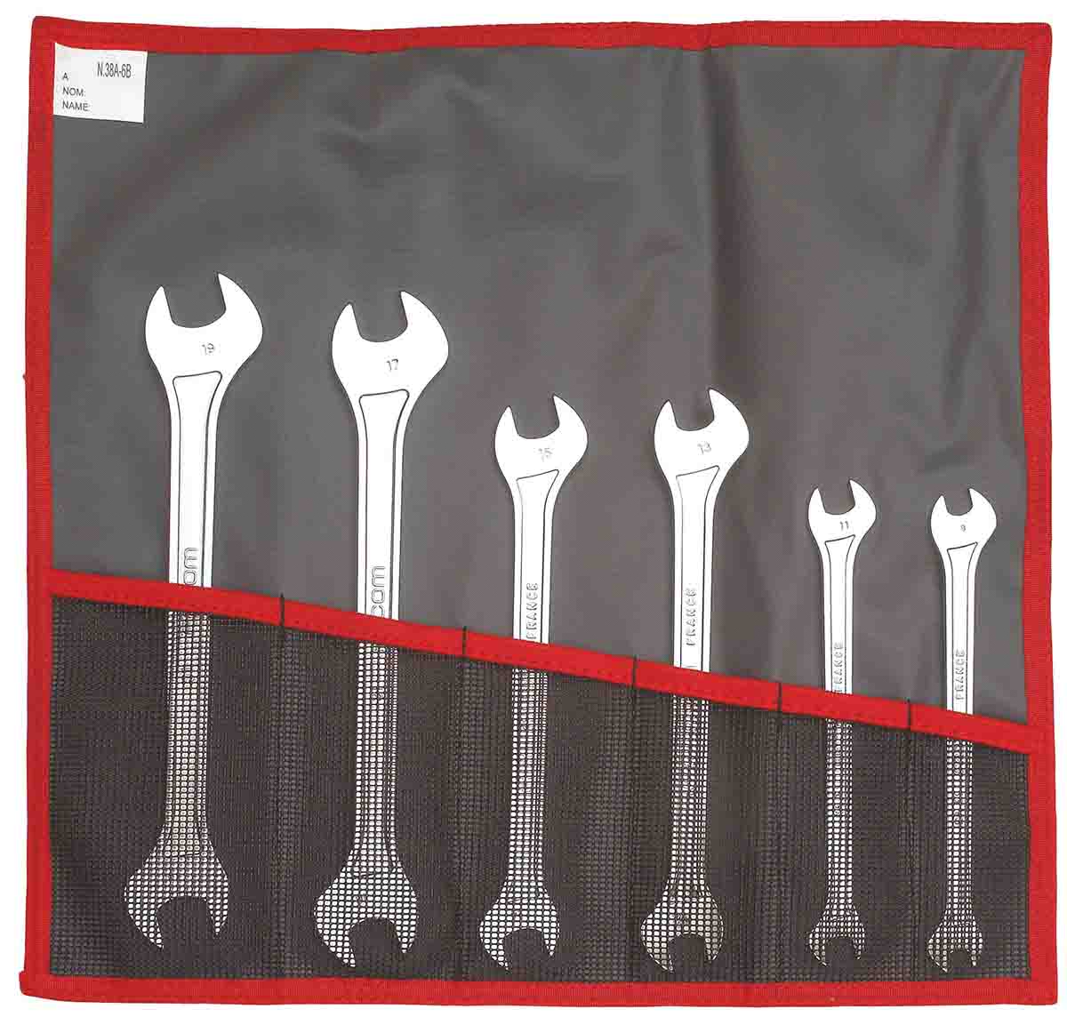Facom 8-Piece Spanner Set, 8 x 9 to 22 x 24 mm