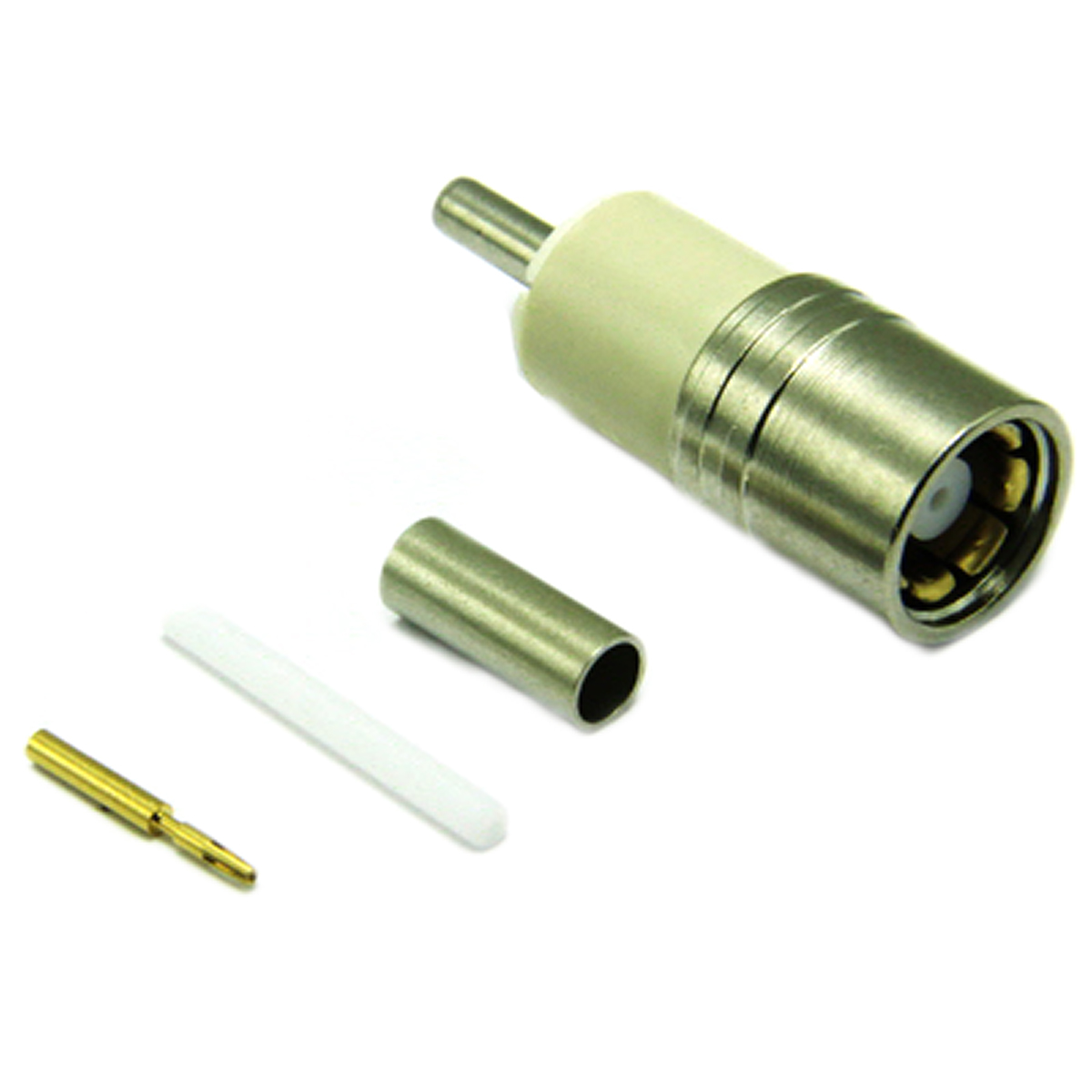 Interface Connectors 2100 Series Cable Female Type 43, 75 Ω, Straight Body Crimp