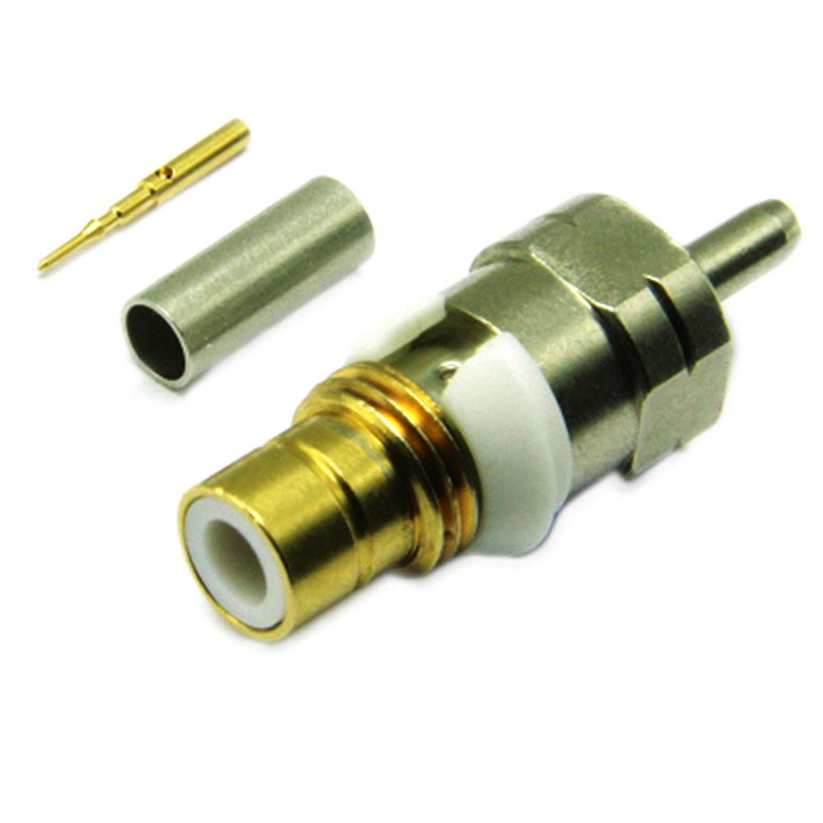 Interface Connectors Cable Male Type 43, 75 Ω, Straight Body Crimp