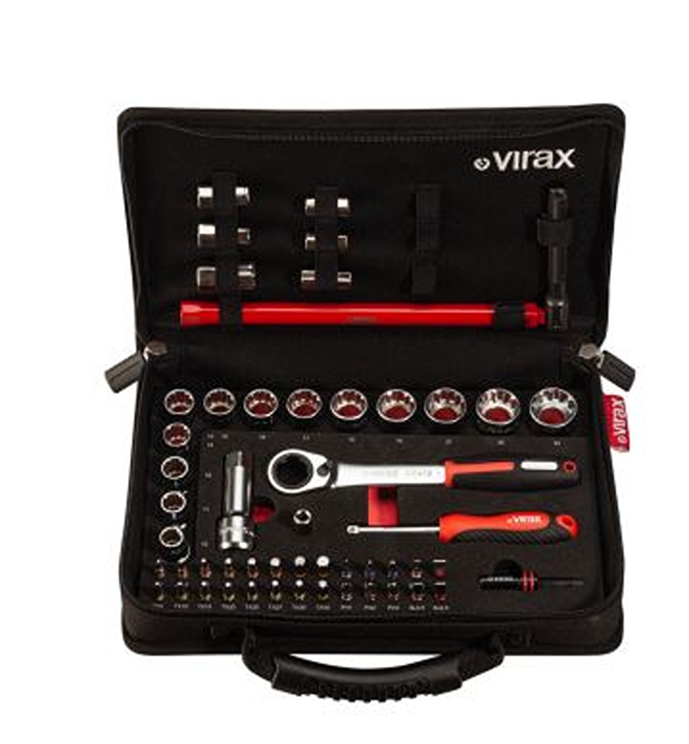 Virax 51-Piece 1/4 in Standard Socket Set