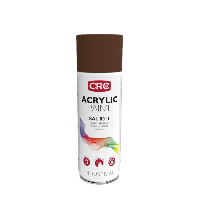CRC 400 ml RAL 8011 Brown Gloss Spray Paint