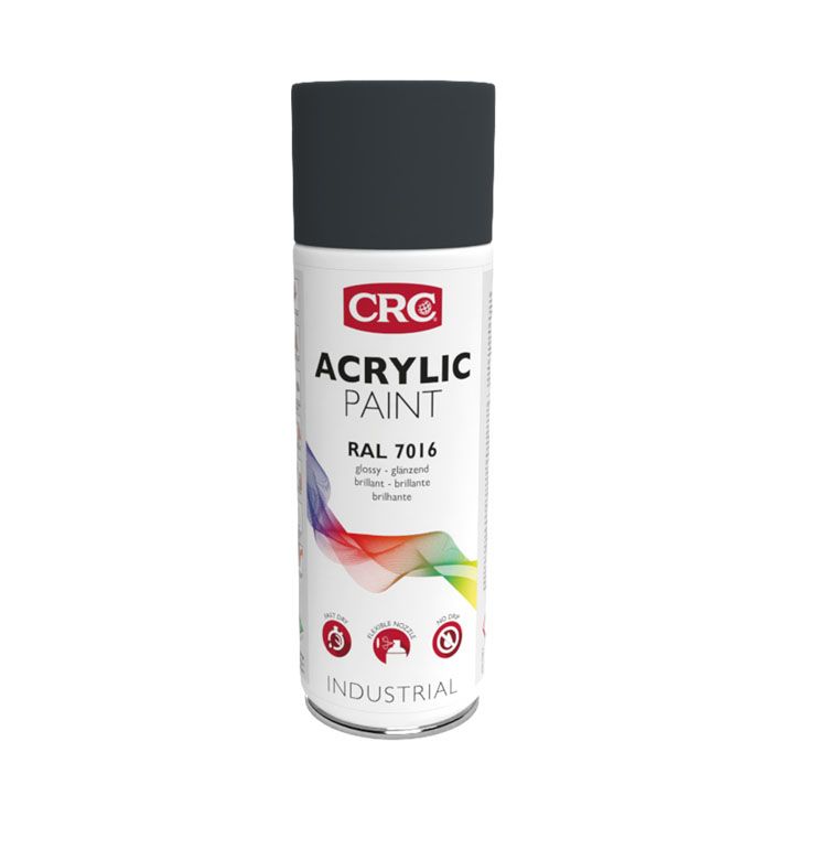 CRC 400 ml RAL 7016 Grey Gloss Spray Paint