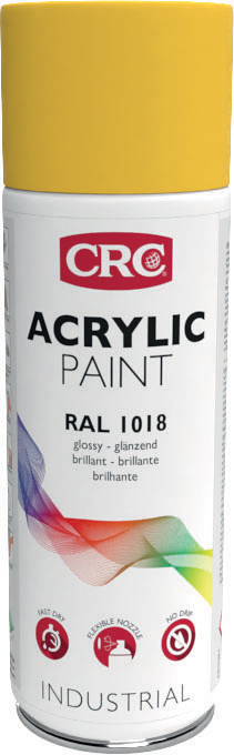 CRC 400 ml RAL 1018 Yellow Gloss Spray Paint