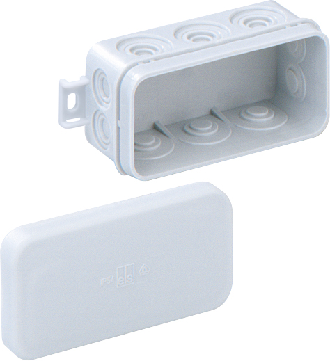 Spelsberg MINI Series Grey Polyethylene Junction Box, IP55, VDE, 43 mm, 89mm 38 mm