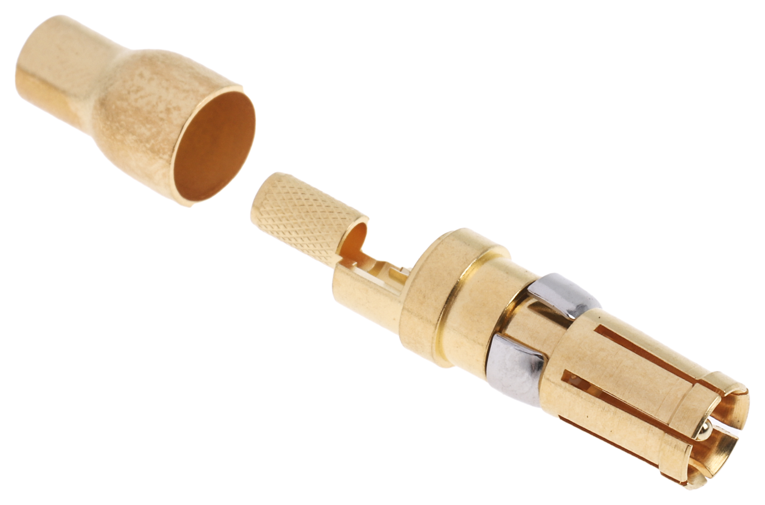 RS PRO, FMX006S102 Series, Female Solder D-Sub Connector Coaxial Contact, Gold over Nickel