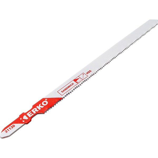 ERKO, 1.4 Teeth Per Inch Wood, Steel, Studded Wood, Stainless Steel, Abrasive Material 130 mm 5