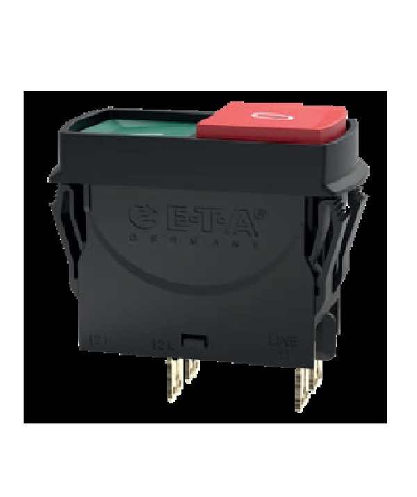 ETA 3120-N 3120-N Thermal Circuit Breaker - 2-Pole, Screw, 8A Current Rating, 8 A, 240V ac, 50 V dc