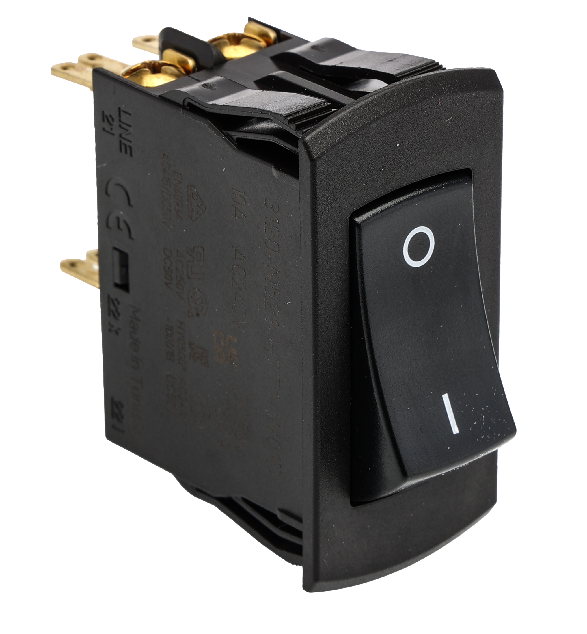 ETA 3120-N 3120-N Thermal Circuit Breaker - 2-Pole, Screw, 10A Current Rating, 10 A, 240V ac, 50 V dc