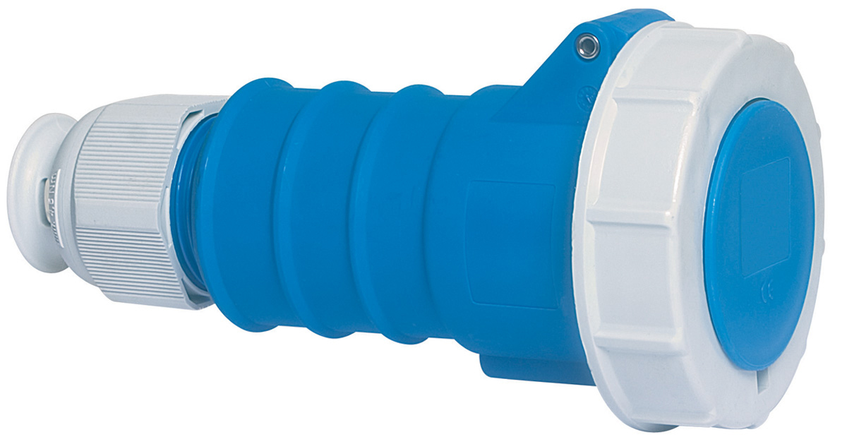 Bals IP67 Blue Industrial Power Connector, Cable Mount, 2P+PE, Rated At 16A, 230V