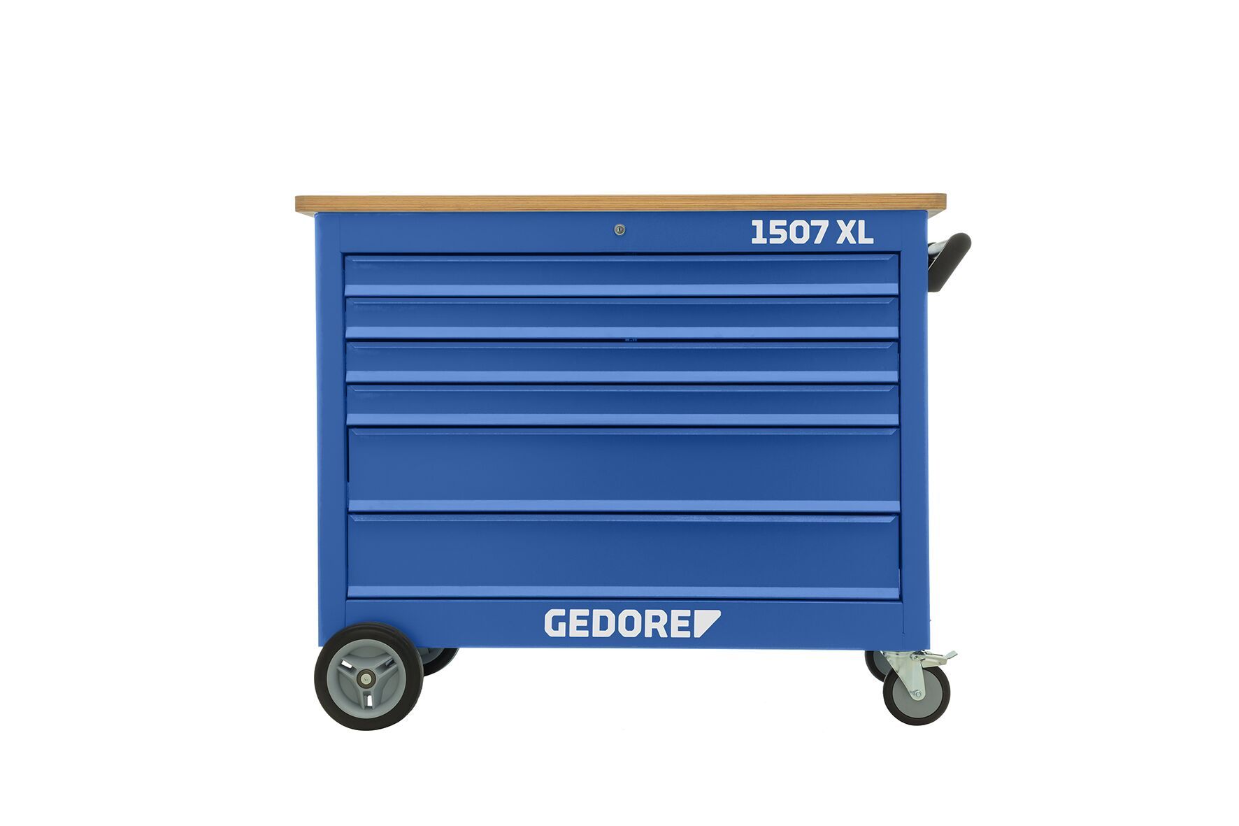 Gedore Sheet Steel Mobile Workbench, 1000kg Max Load, 985 mm x 675mm x 1200 mm