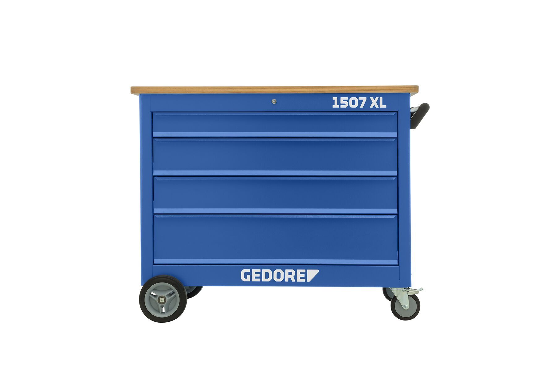 Gedore Portable Sheet Steel Mobile Workbench, 1000kg Max Load, 985 mm x 635mm x 1200 mm