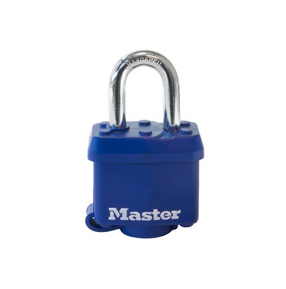 Master Lock Key Steel Padlock Weatherproof, 10 mm Shackle
